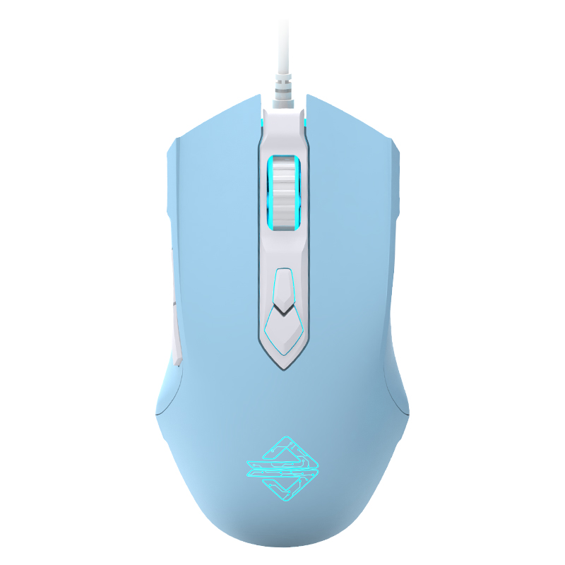 Ajazz AJ52 RGB Проводная игровая мышь, Регулируемая DPI для ноутбука, ПК, компьютерных игр или работы, программируемые кнопки
