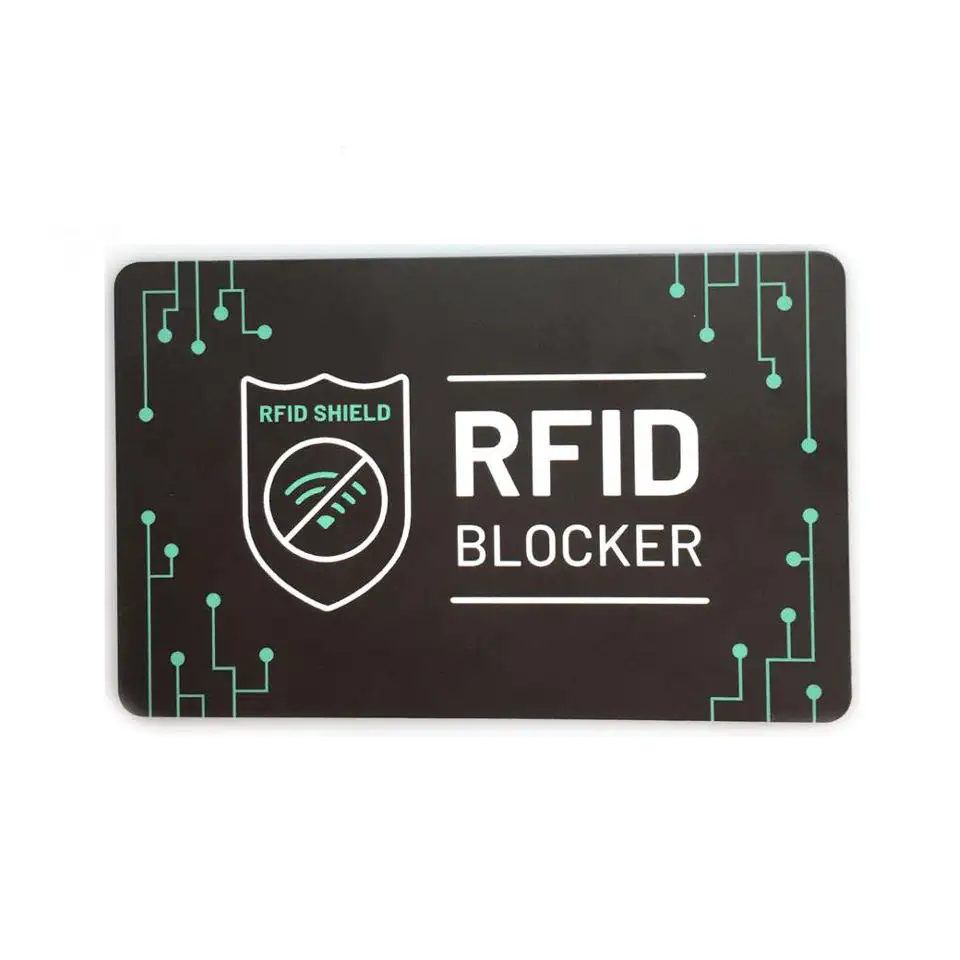 13.56mhz rfid smart petg rfid blocker card