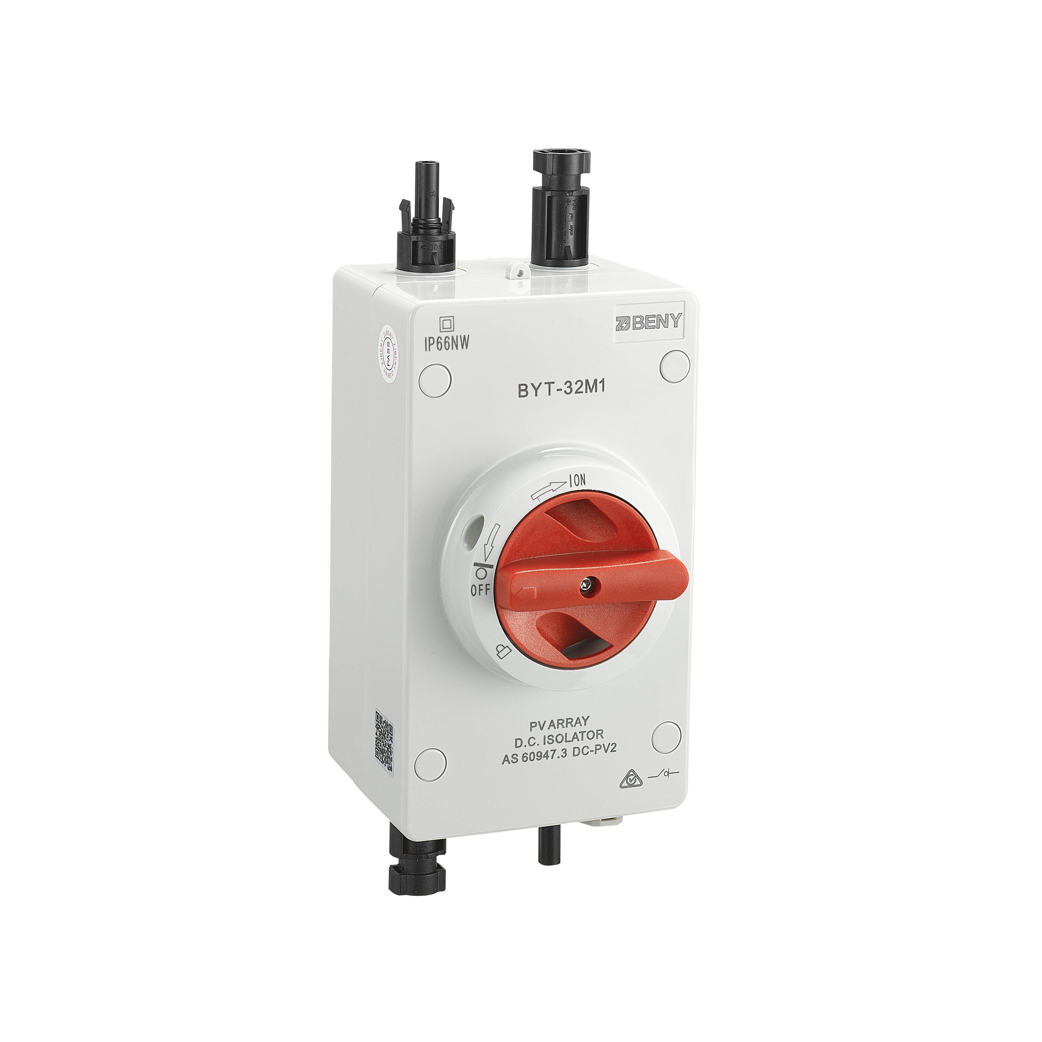 Постоянного тока 1200V 32A с MC4 IP66 BYT-32M1 IEC & SAA