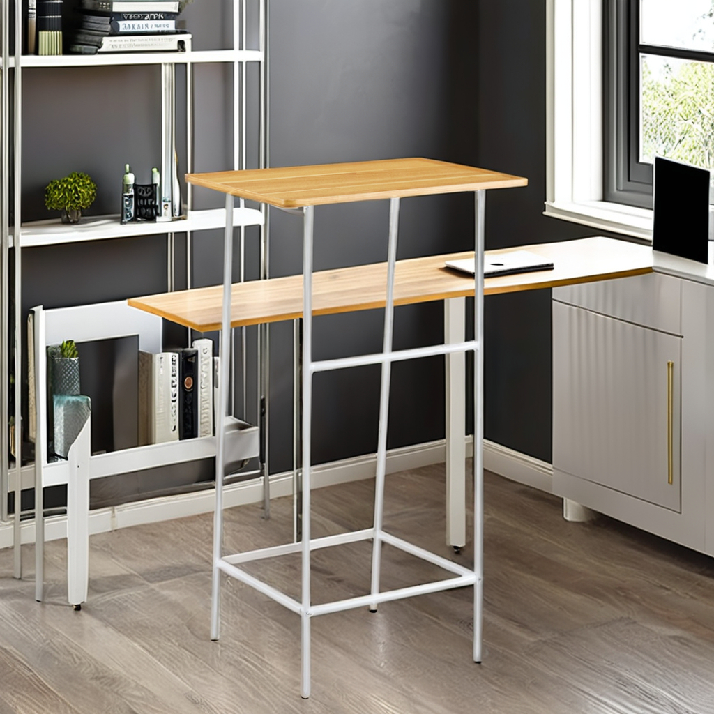 High Quality Wholesale iron frame computer table standing computer desk