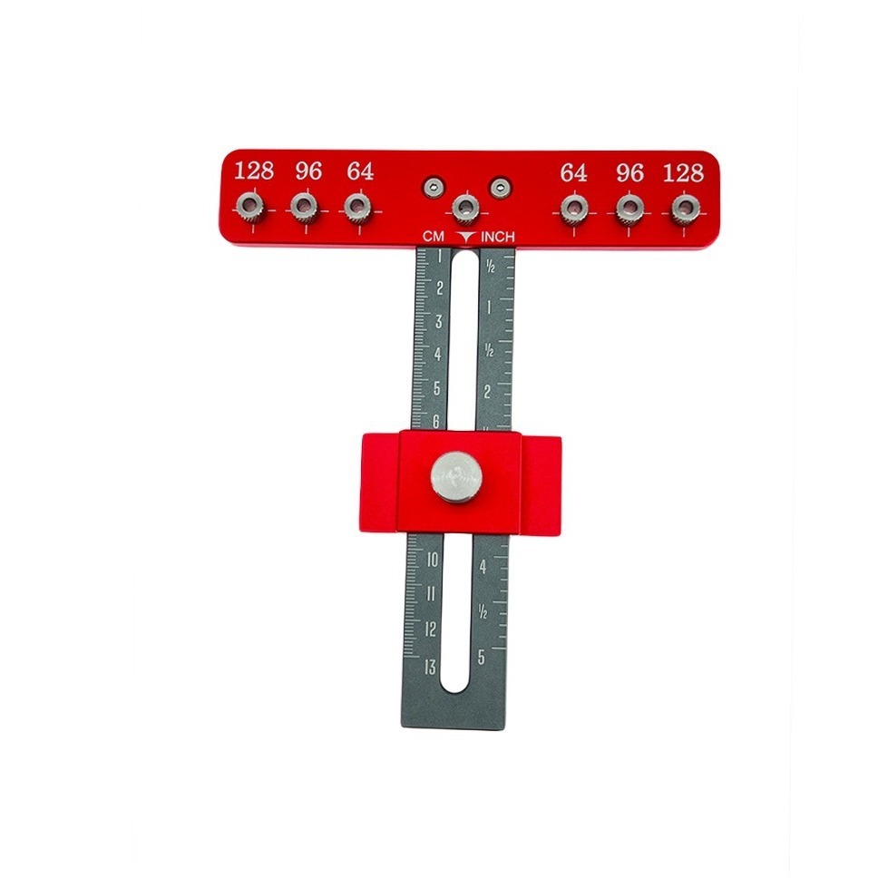 Cabinet Hardware Jig Tool Aluminium Alloy Cabinet Handle Hole Drilling Adjustable Punch Locator