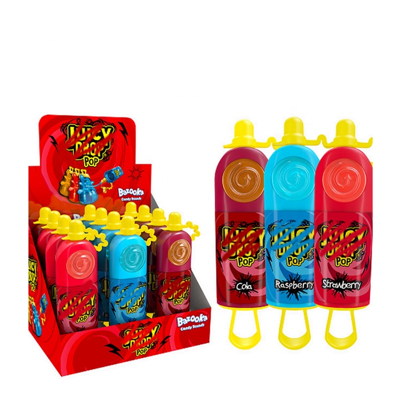 HACCP BRC Certificate Popular Fruit Juicy Drop Pop Jam Liquid Candy