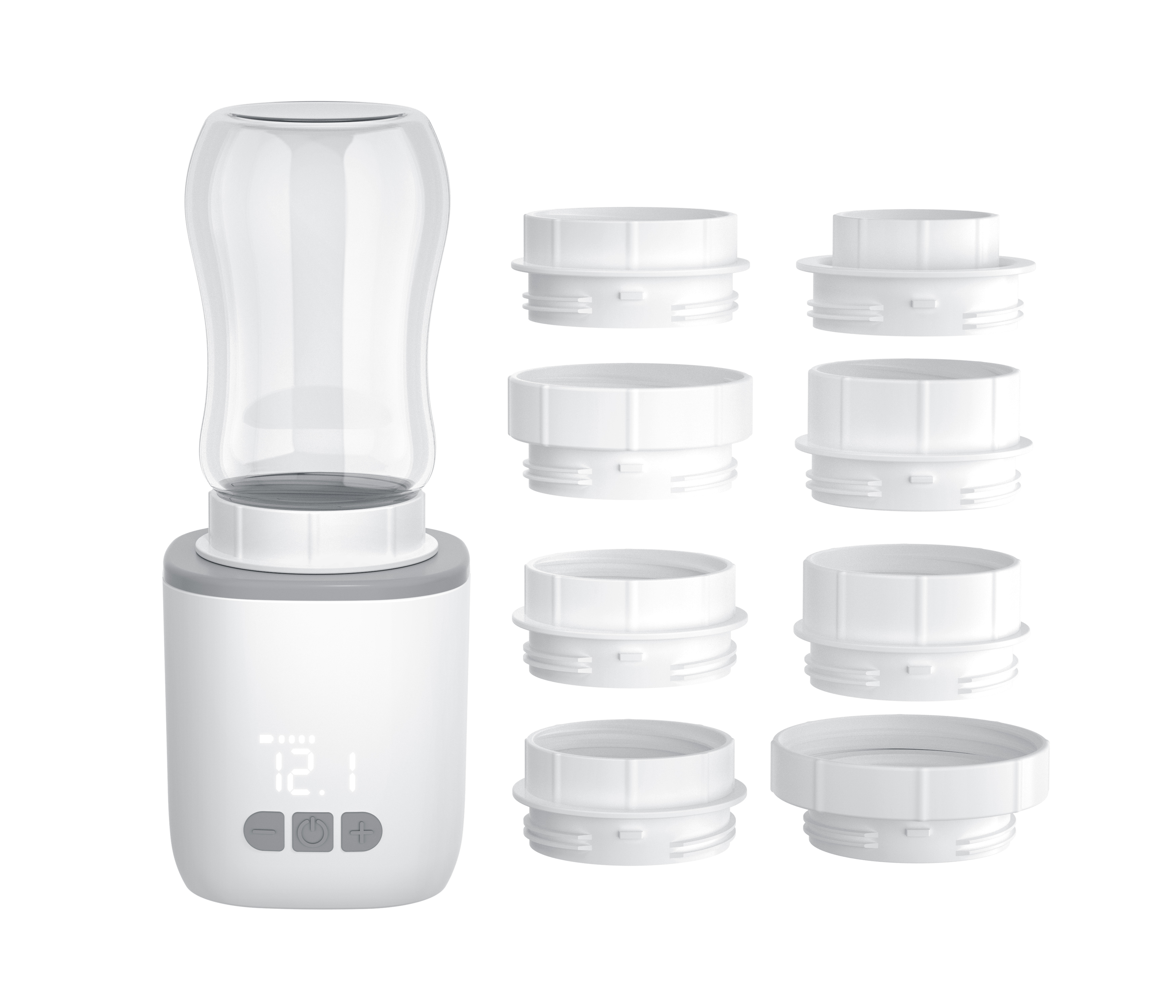 4 In 1 Electric Touch Control Baby Food Makers Bottle Warmers Heater Portable Baby Bottle Warmer