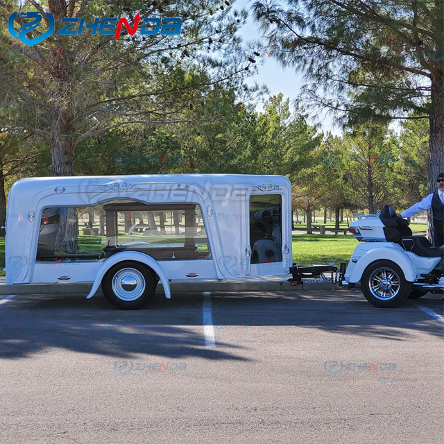 Хит продаж 2023, похоронная погребальная машина Hearse, буксируемый автомобиль