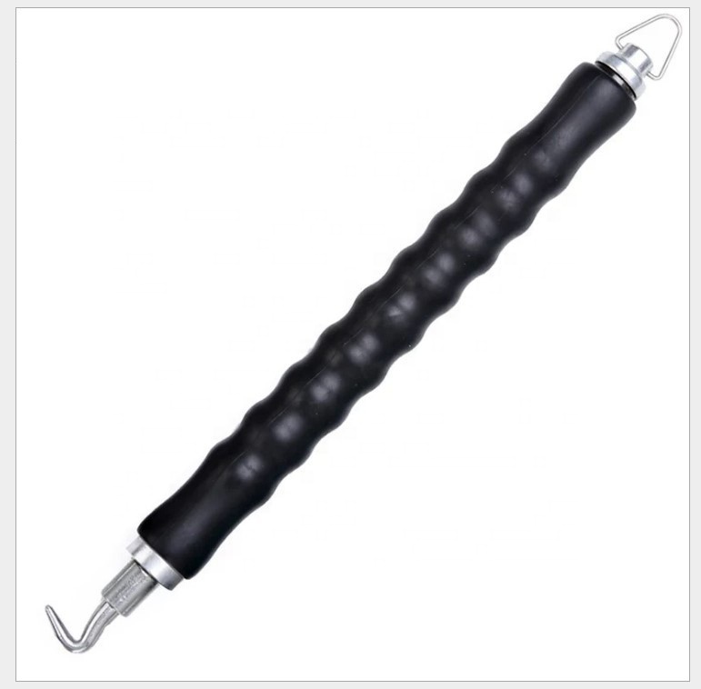30cm Tying Fence Straight Hook Bar Tools Rebar Tie Wire Twister Semi-automatic Steel Hook