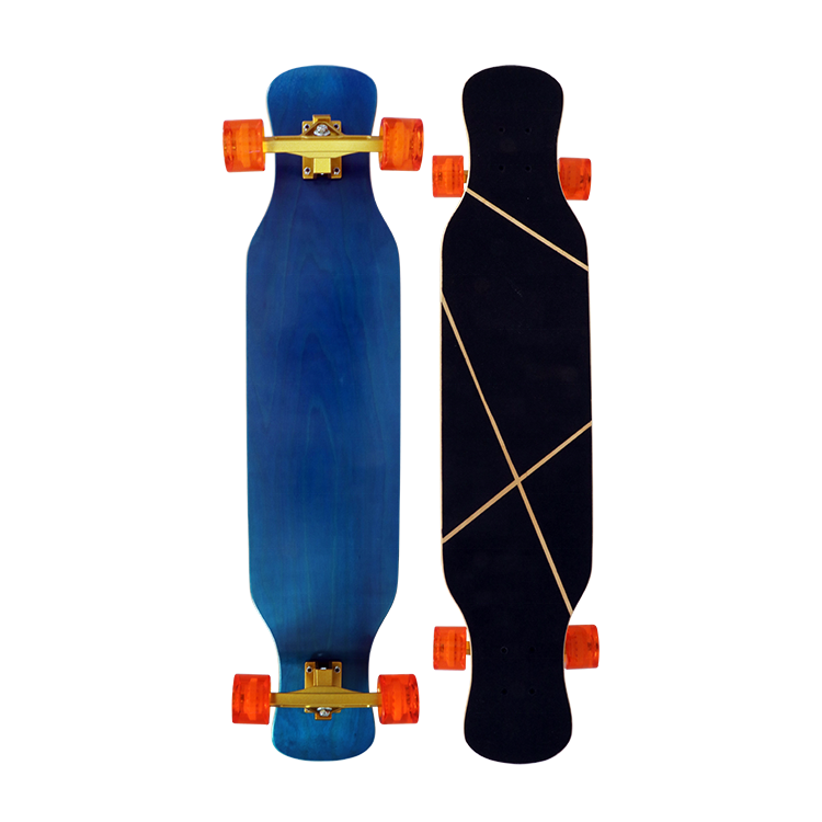 Оптовая продажа по 8 слоев русский деревянный Longboard Танцующая скейтборд