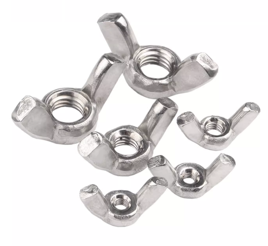 Butterfly Wing Nuts M3 M4 M5 M6 M8 M10 M12 Stainless Steel Wing Nuts Hand Tighten Nut DIN315