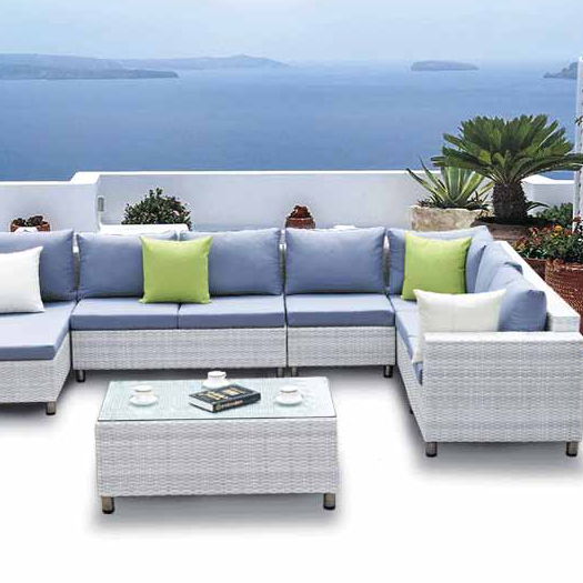 Modern Space Saving Leisure Ways 5 Piece Set Sofa Outdoor Garden Furniture Ratan