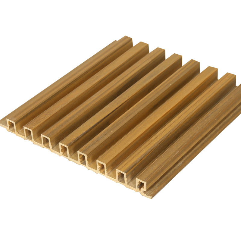 Wpc wooden grain pvc wall panel designs exterior wall decorative wall panel wpc