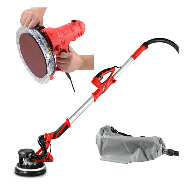 Ronlon Handheld adjustable handle electric ceiling cement wall putty dry grinding sander machine for sale