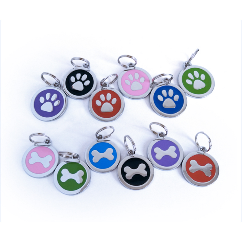 Нержавеющая сталь id тегов pet, персонализированные теги собака и кошка теги.