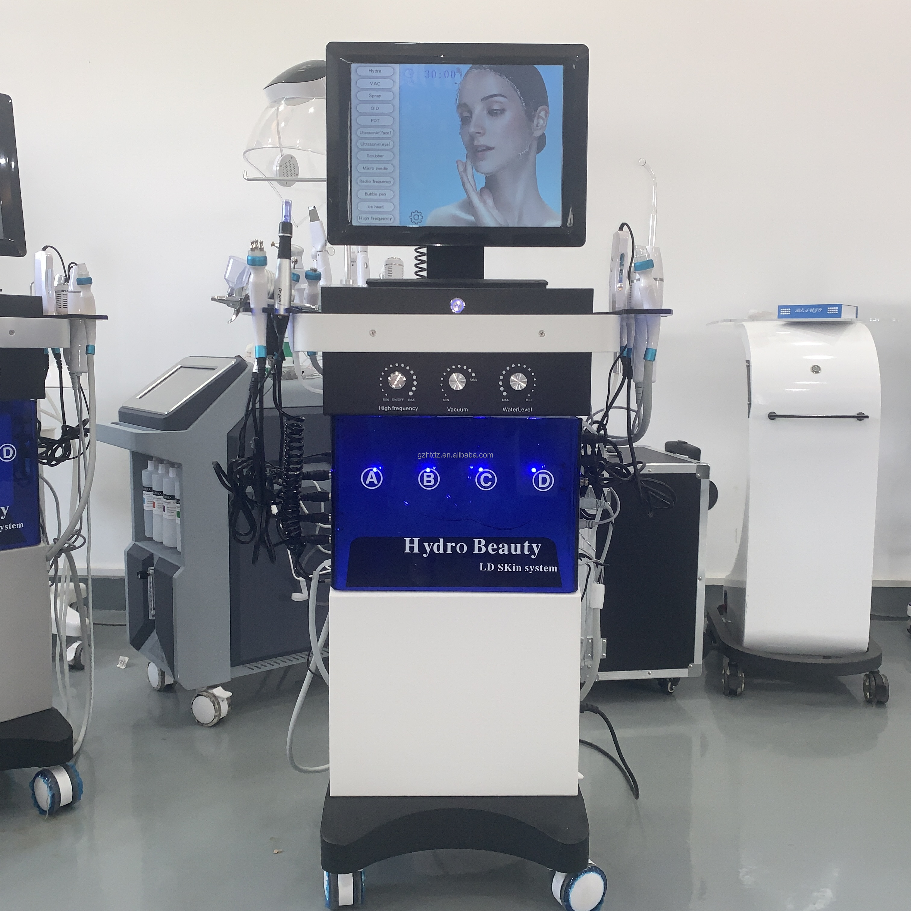 Promotion 14 In 1 Diamond Peeling And Hydrafacials Hydrofacials Water Jet Aqua Facial Hydra Dermabrasion Machine