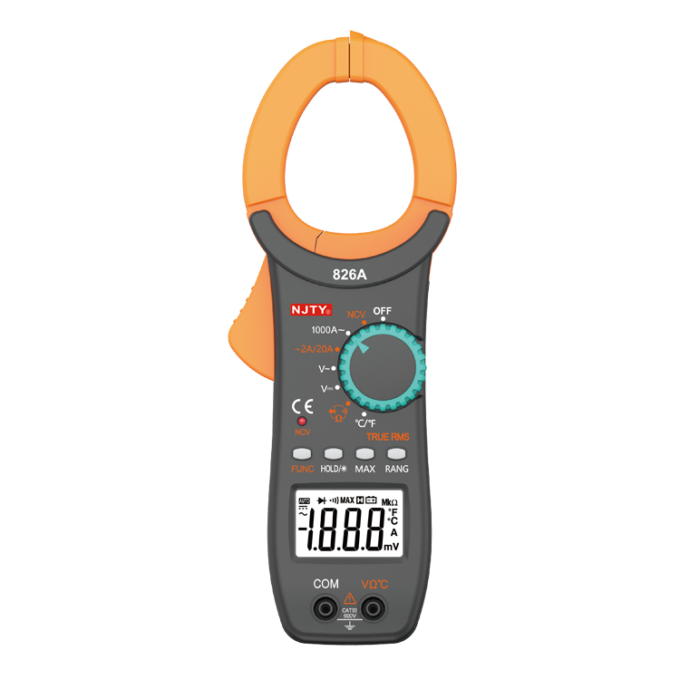 Digital Clamp Meter Multimeter Mini Ac/dc Current And Voltage Automatic Range Non-contact 600a Ohm Current And Voltage Tester