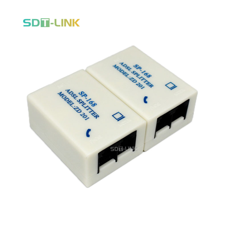 SP-168 ADSL RJ11 RJ45 телефон широкополосный сплиттер 1 минуты 2 шунта фильтр Телеком ADSL модем ТЕЛЕФОН звуковой сплиттер