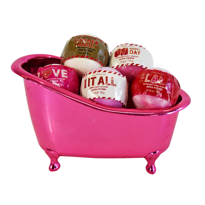 Wholesale OEM bathtub package custom bath bomb gift set bath fizzer