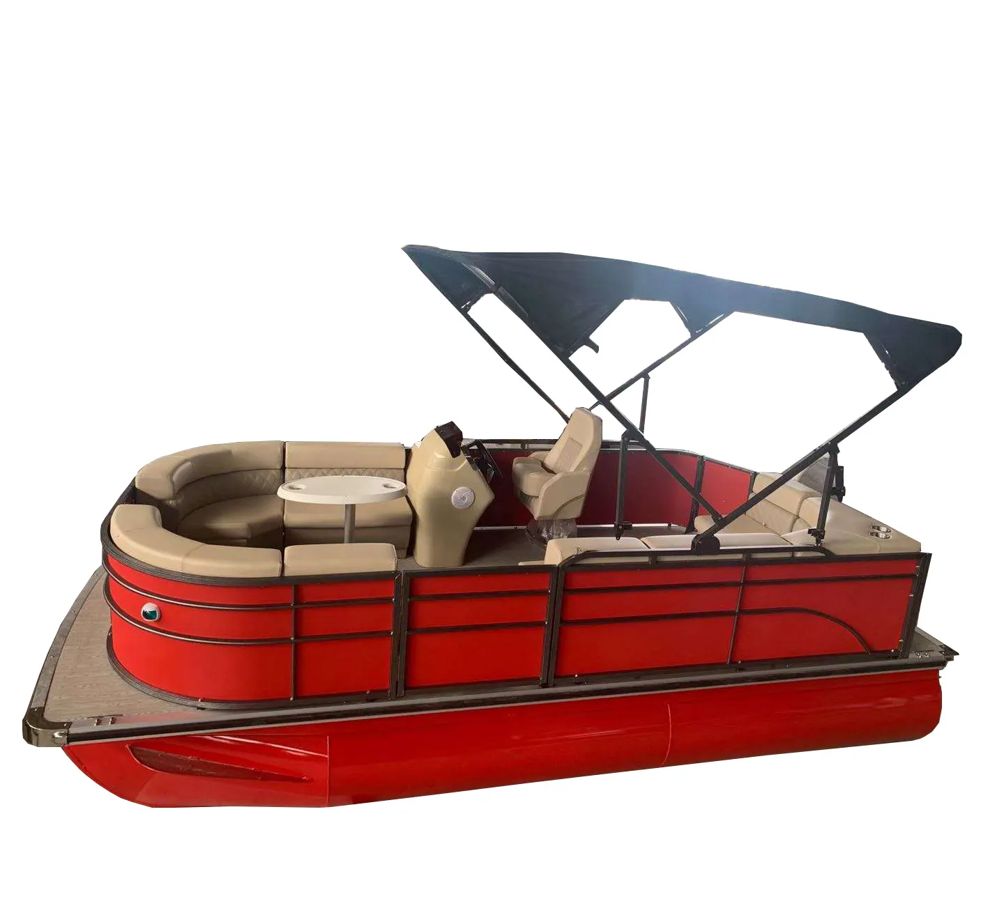 Cheap Aluminum alloy pontoon luxury yacht boat for sale