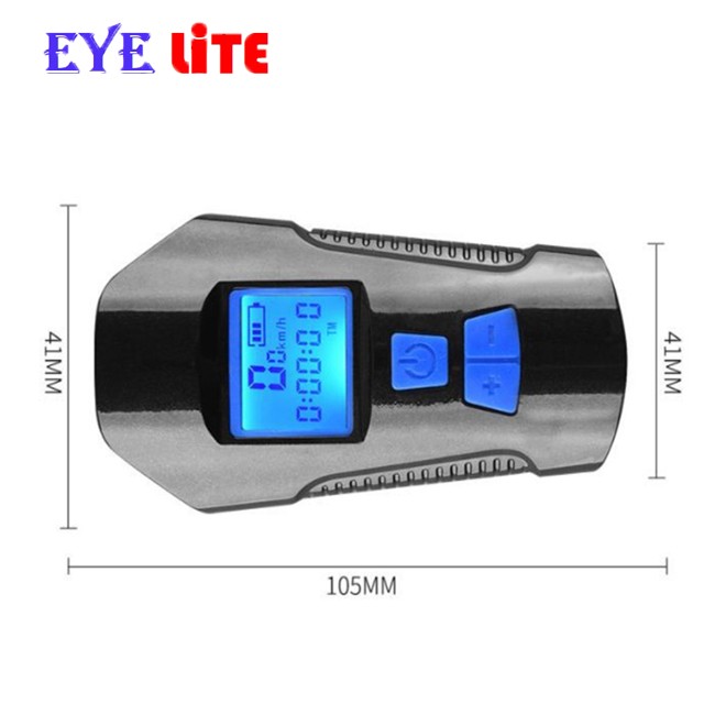 Мощный фонарь с высокими люменами водонепроницаемый 5 режимов 3 в 1 Led Usb перезаряжаемые передний задний фонарь велосипед свет комплект с рогом и спидометр
