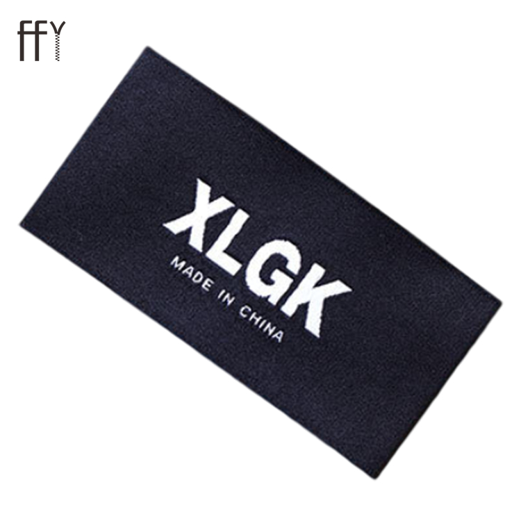 High Density Fabric Cotton Labels Garment Woven Neck Label Satin Clothing Tags Labels