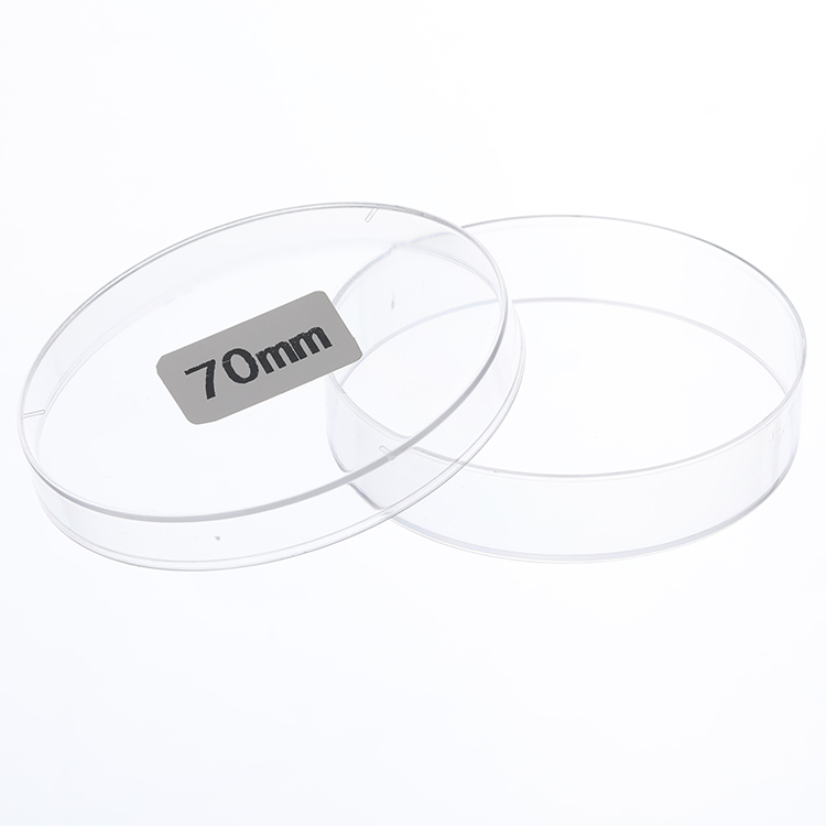 Medical Sterile Plastic Disposable 70mm Petri Dish