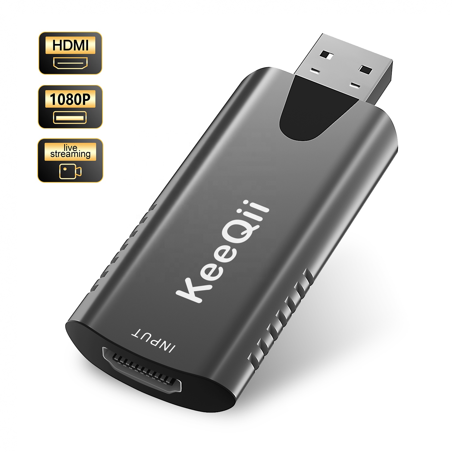 2020 keeqii HD 1080 P USB к 1080 P Карта видеозахвата USB2.0 Карта видеозахвата для HD камера Запись прямые трансляции