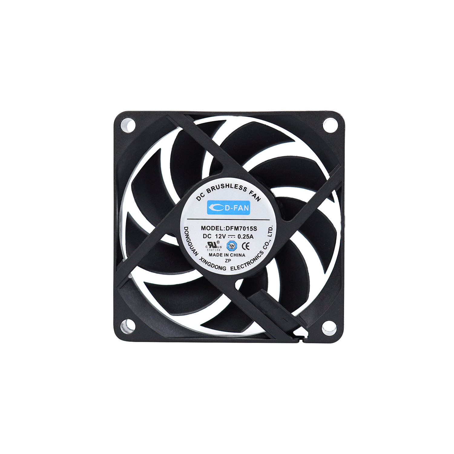 70x70x15 ventilation exhaust fan 70mm axial flow cooling silent fan for projector