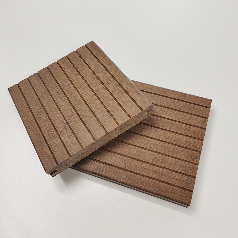 Commercial Wood Grain Laminate Flooring Bamboo  Lower Price Anti-Aging   Anti-Slip Bamboo Flooring Engineered/