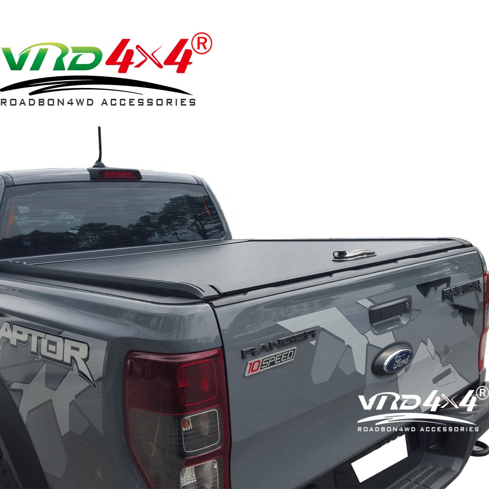VRD4X4 алюминиевые рулонные крышка затвора пикап F-150 Топ Выдвижной сверните вверх кожух для Raptor Hilux Navara Dmax Тритон