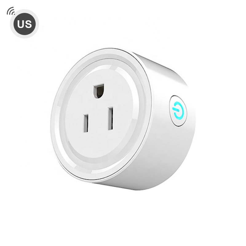 Смарт-приложение Tuya Smart life, Amazon alexa и google home, американский стандарт, мини Wi-Fi, умная вилка