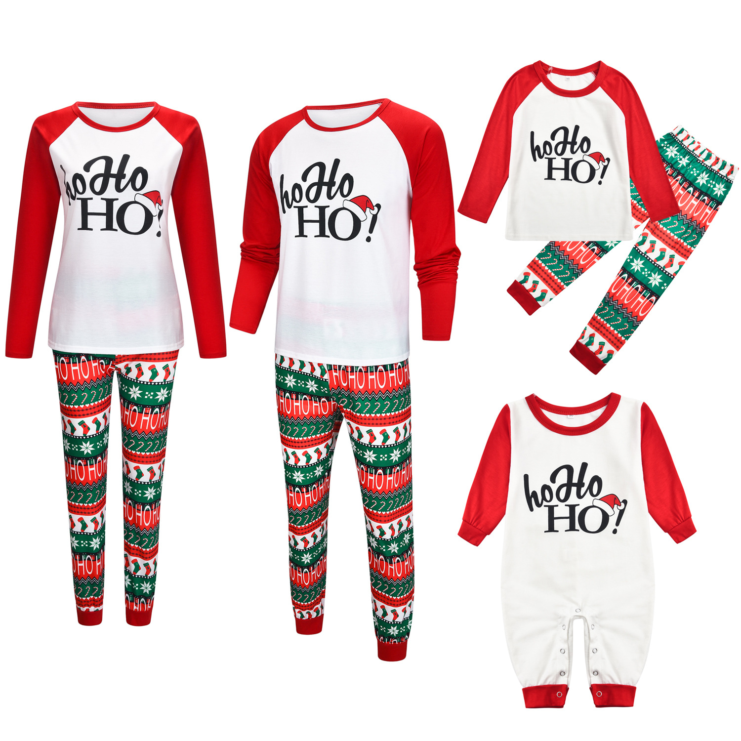 2021 Leisure Mommy And Me Outfits Print Long Sleeve Lounge Wear 2 Piece Set Christmas Family Matching Clothes