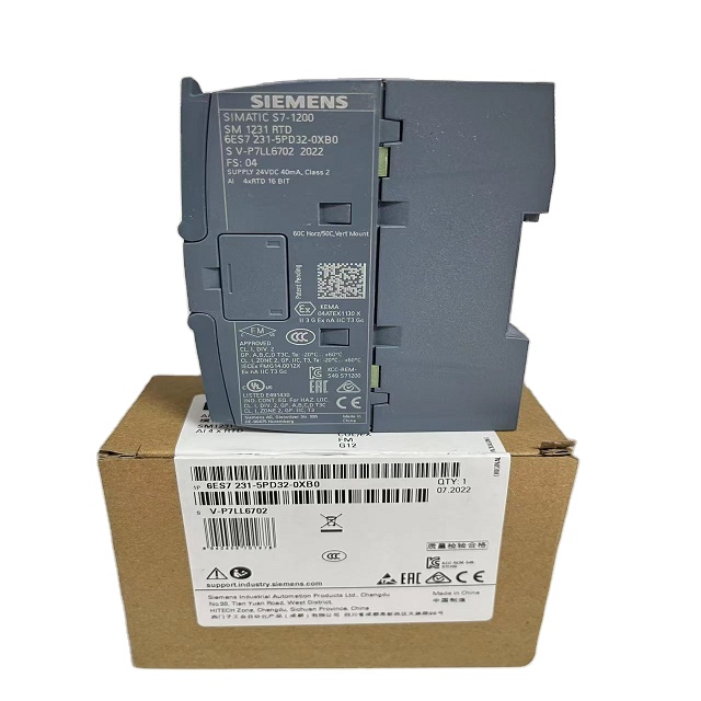 6ES7231-5PD32-0XB0 Siemens S7-1200 SM 1231 оригинальный точечный аналоговый модуль ввода