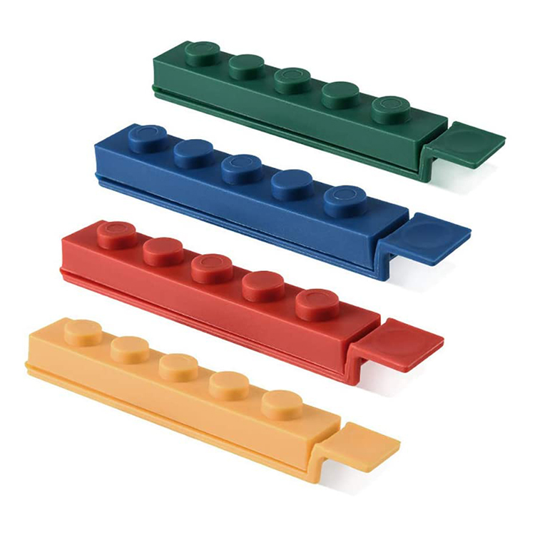 Household moisture-proof multi-purpose kitchen artifact block creative plastic preservation clip Food sealing clip