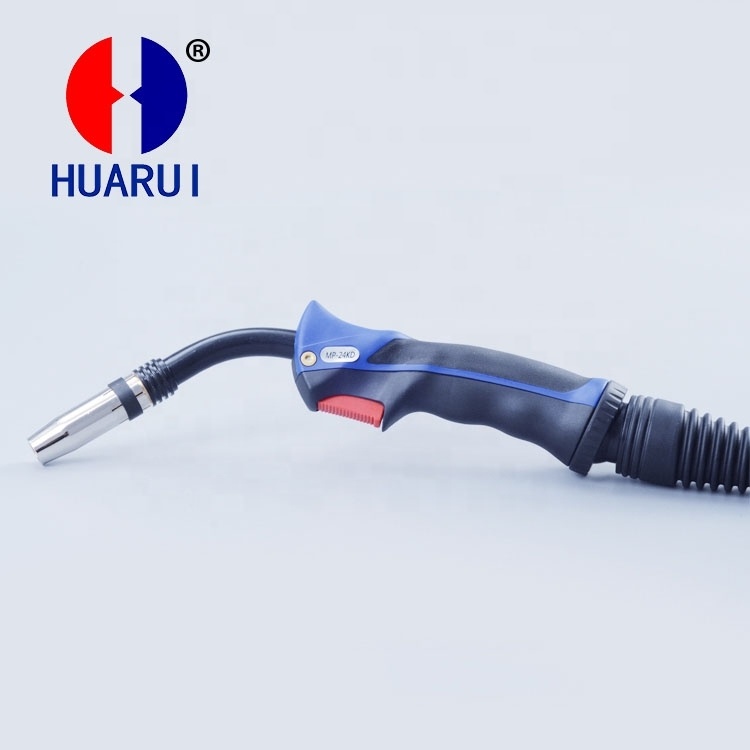 HUARUI Высококачественная Сварочная горелка MIG MB24KD с воздушным охлаждением CO2/смешанный экранированный сварочный факел с ручкой для 3 м/4 м/5 м