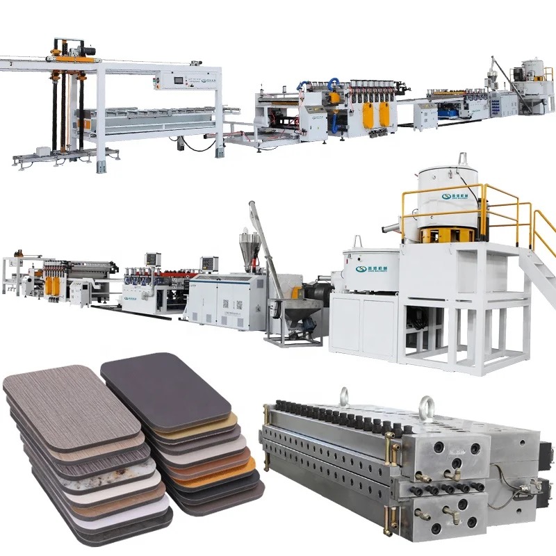 colored laminate WPC foam wall panel PVC foam cladding wall board making machine