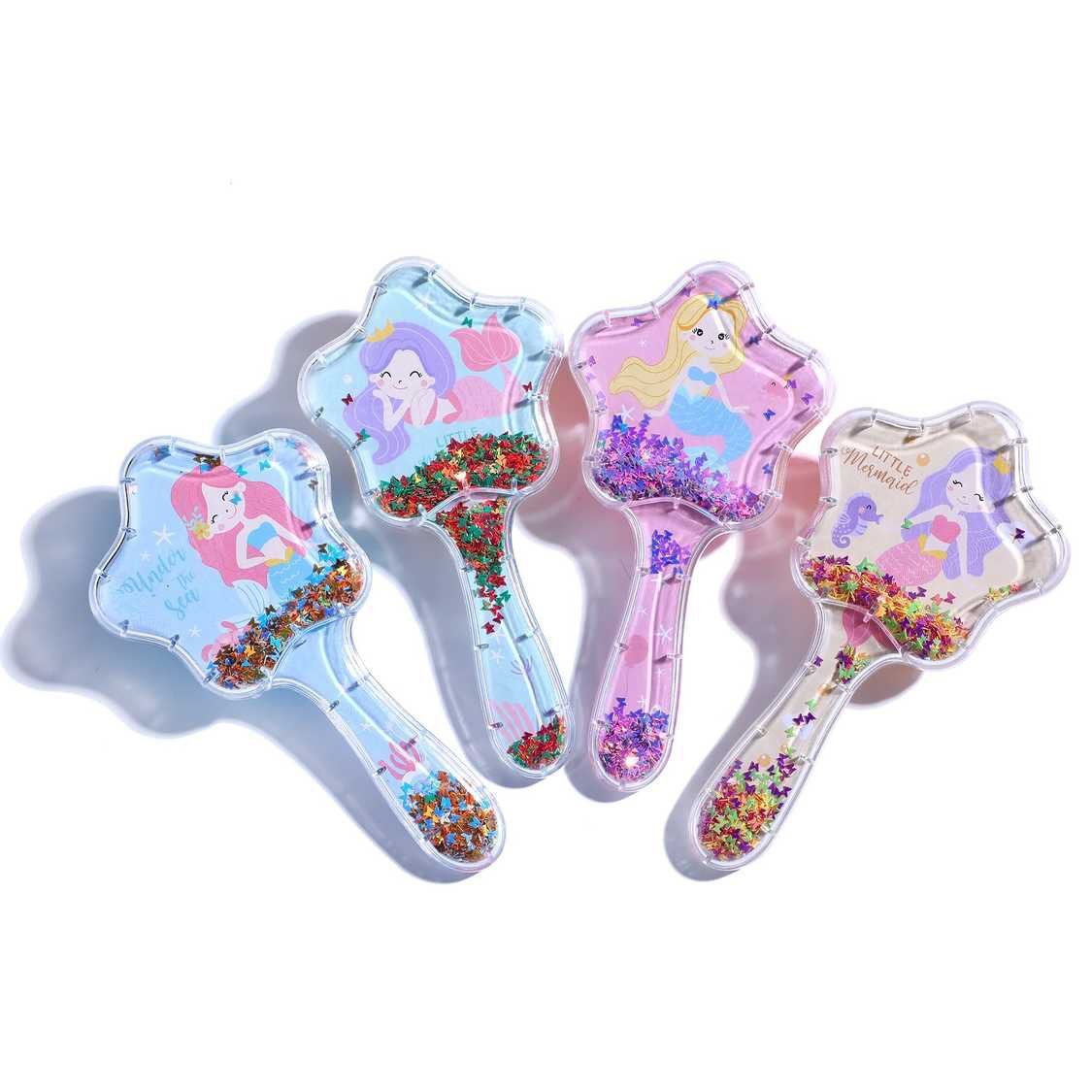 New Style Stock Cute Mermaid Princess Air Cushion Comb for Kids Wholesale