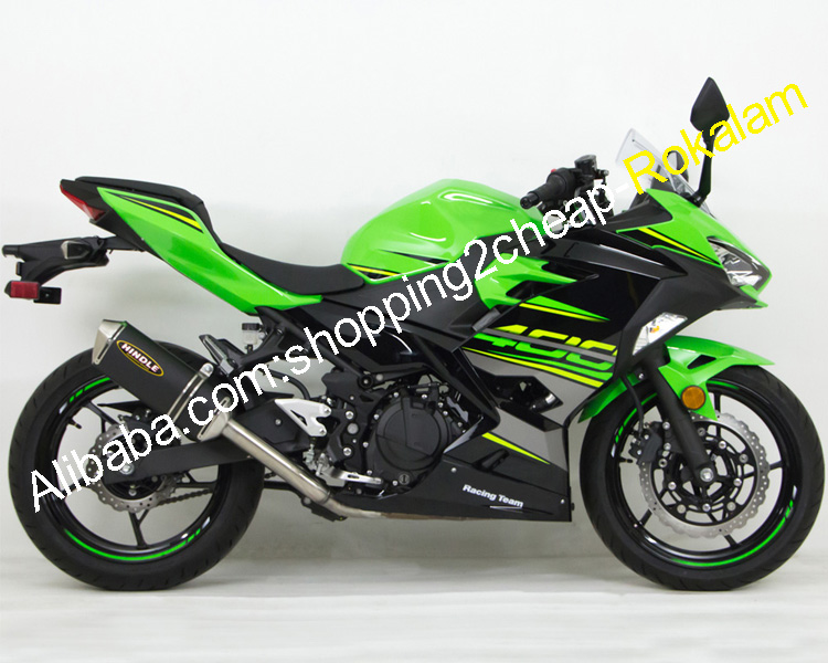 Обтекатели для Kawasaki Ninja 400 2018 2019 2020 Ninja400 Ninja-400 18 19 20, комплект обтекателей для кузова из АБС-пластика черного и серого цвета