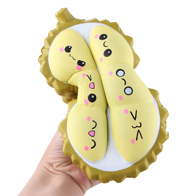 Новинка Kawaii Squishy Big Durian фруктовая модель медленно восстанавливающая форму Ароматизированная мягкая от профессионального поставщика squishy