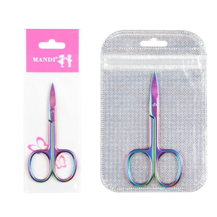 Premium Quality Mini Stainless Steel Japanese Beard Scissors Custom Logo Beauty Makeup Scissors
