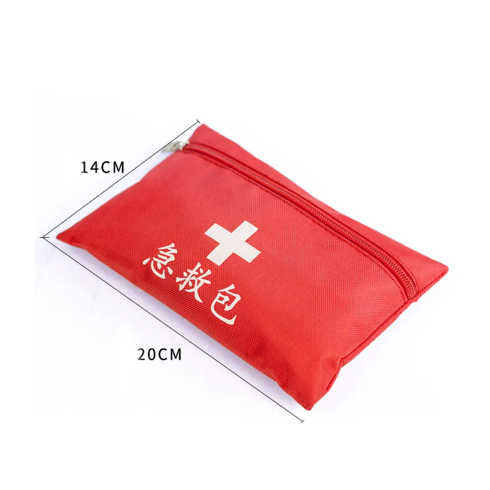 Medical Kit Tactical First Aid Bag For Driving Traveling Outdoor Home Using Red Portable First Aid Kit
