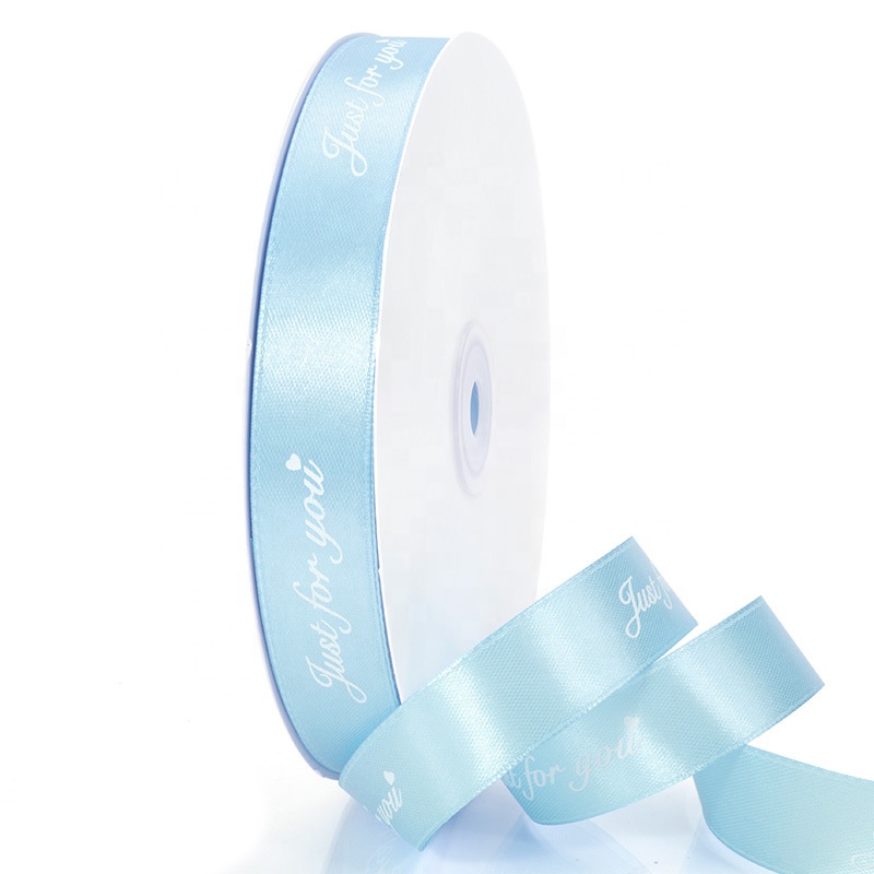 Christmas wedding party birthday gift decoration high quality 00% polyester white ribbon