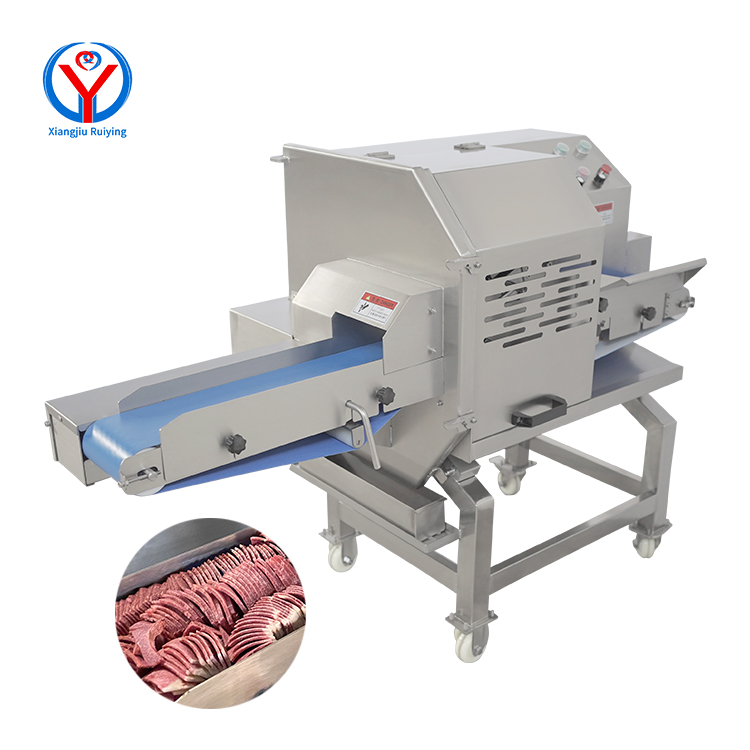 Electric Adjustable Meat Slicing Cutting Machine Warranty Service 1 Year Bacon Ham Cooked Beef Slicer Machine
