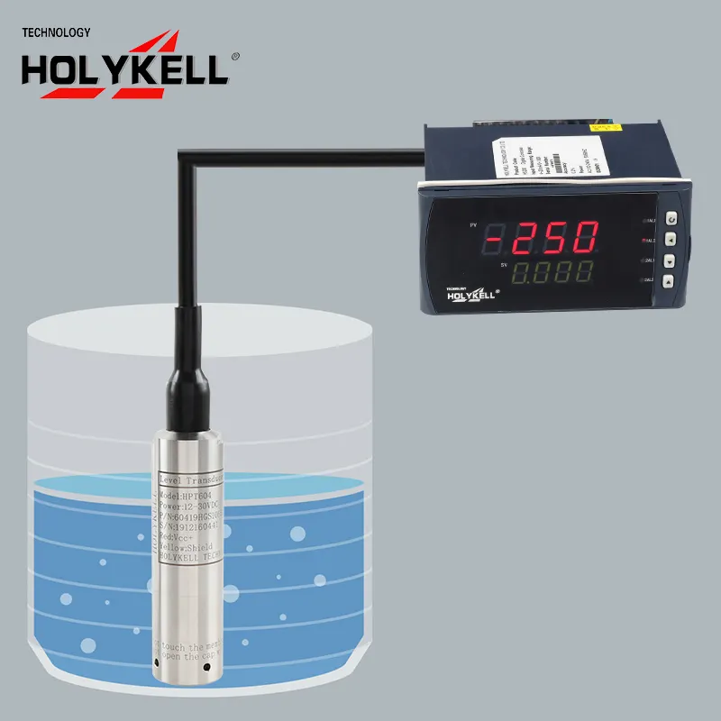 Holykell Factory HPT604 Depth Measuring Instrument 50m 100m Water Level Sensor