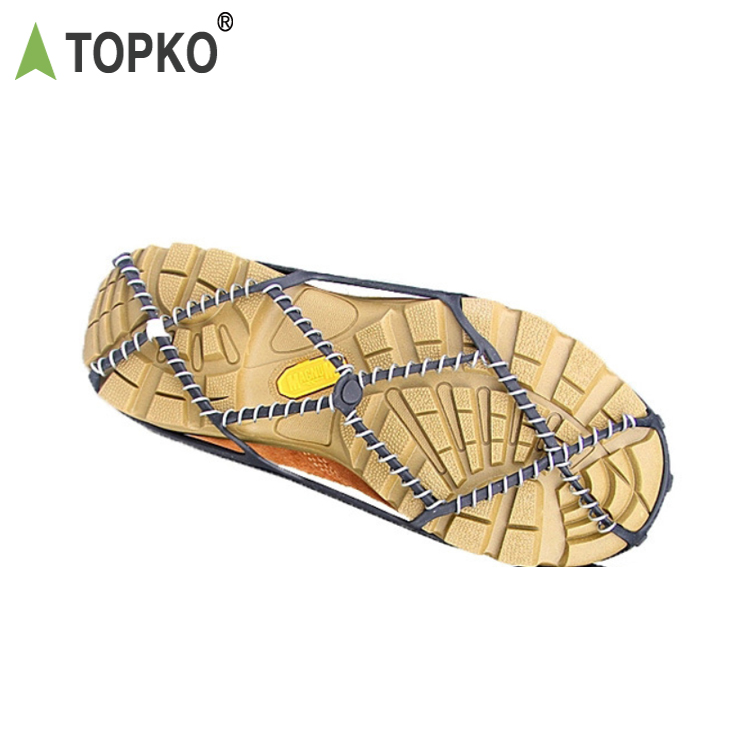 TOPKO ice traction shoe boot cleats walk traction ice cleat spikes