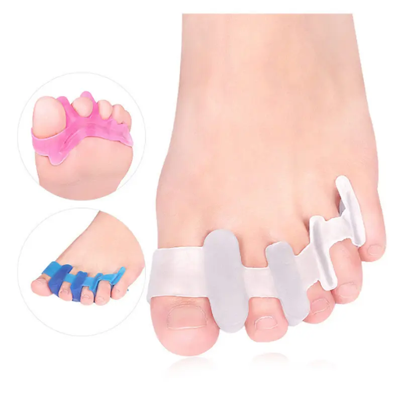 Top selling Comfortable Toe Separators Gel Silicone for Overlapping Toes to Relax Toes