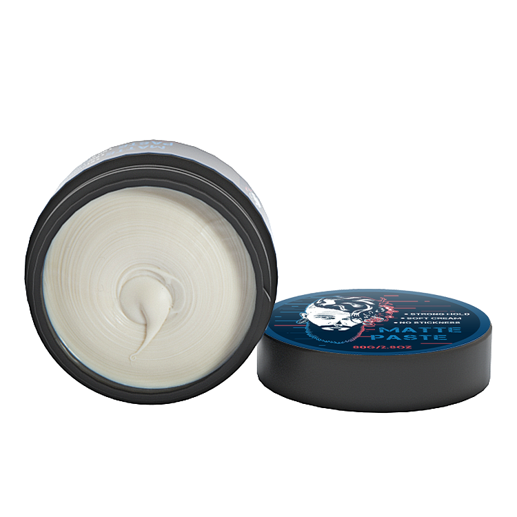 Custom white color hair styling clay for men