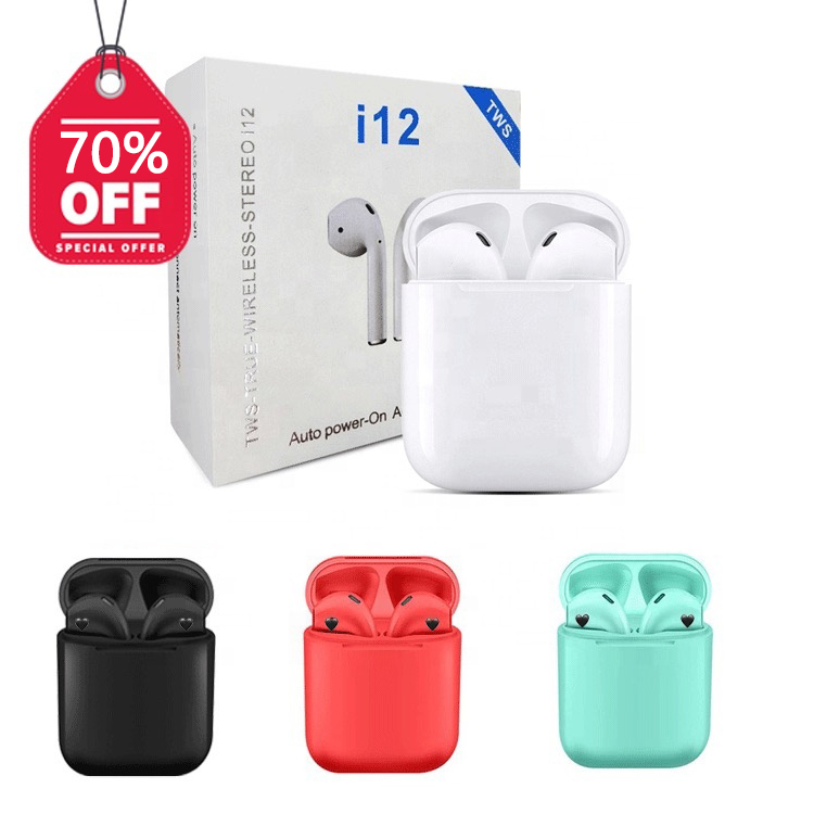 2020 оригинальные наушники i12 Mini Auriculares Audifonos 5,0 наушники True Wireless I12 Tws наушники