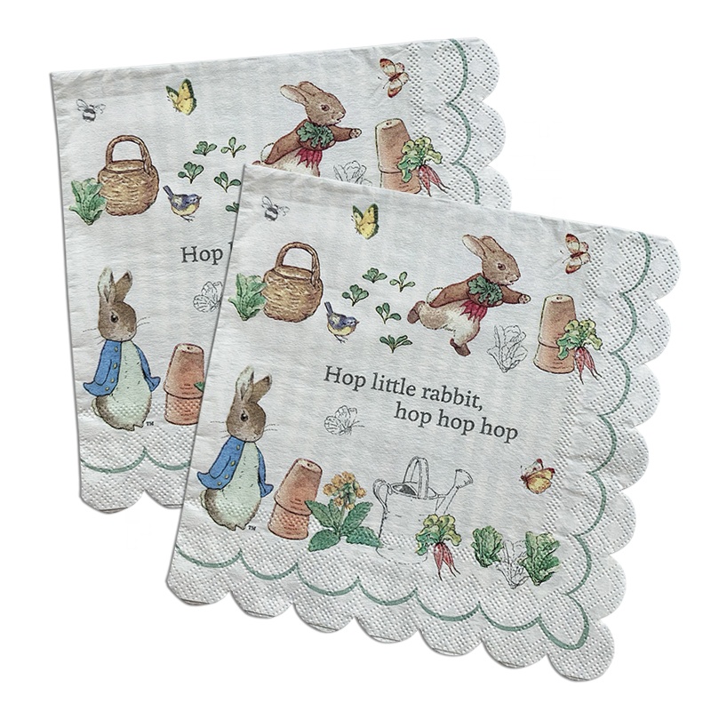 2PLY или 3PLY высечки декоративные печатные бумажные салфетки 20 шт