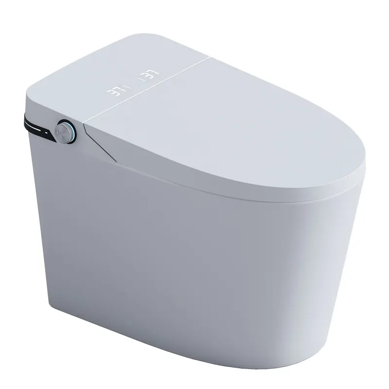 China source factory modern electric automatic closestool bathroom intelligent ceramic wc toliet one piece smart toilet