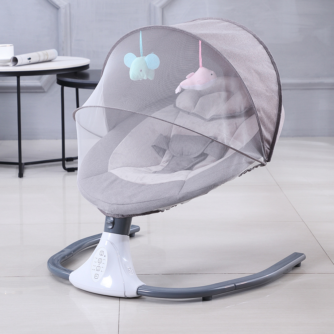 2022 Sillas Para Bebe Cheap Automatic Sleeping 5 In 1 Swing Electric Chair Bed Sleep Cradle Baby Rocker Bouncer Crib For Kid