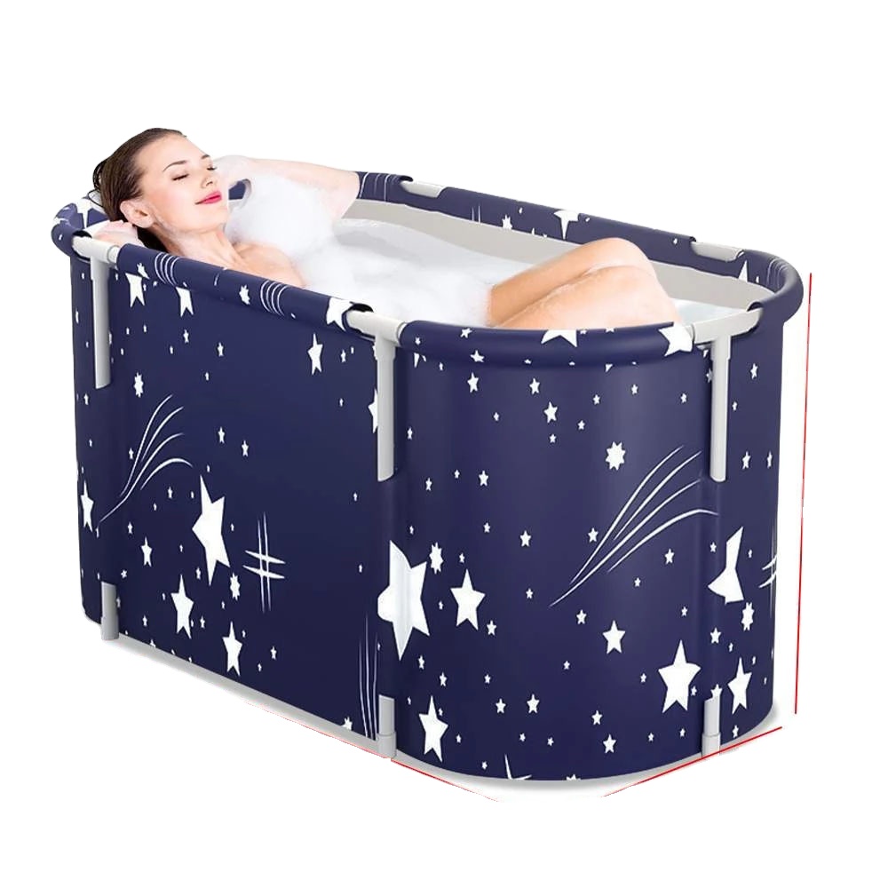 Portable Folding Bathtub for Adult Children Swimming Pool Large Plastic Bathtub Bath Bucket Insulation Bathing Bath Tub