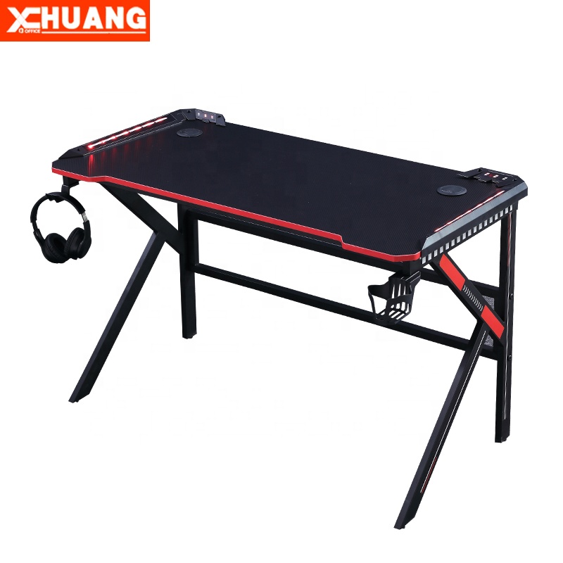 Hot sale popular gaming computer desks 80cm-240cm pc computer gaming table for home